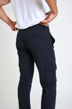 Cala 1789 Pantalon bleu marine stretch CONOR LESCADA Discount