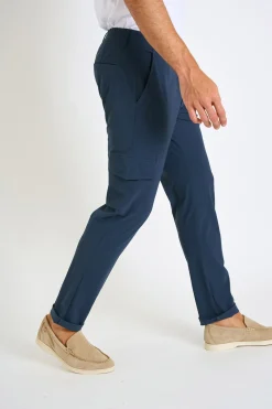Cala 1789 Pantalon bleu stretch CONOR LESCADA Hot