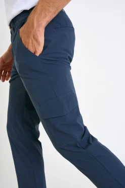 Cala 1789 Pantalon bleu stretch CONOR LESCADA Hot