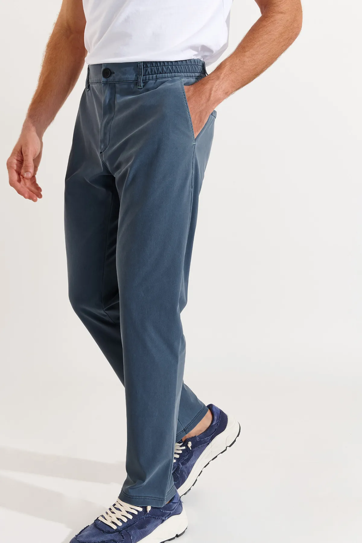 Cala 1789 Pantalon chino bleu ARNO POSITANO Best