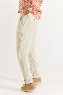 Cala 1789 Pantalon en lin CHINO LINDYE Hot