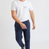 Cala 1789 Pantalon Marine en lin Chino Lindye Sale