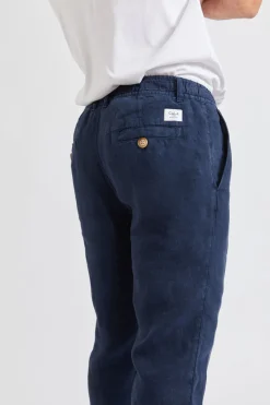 Cala 1789 Pantalon Marine en lin Chino Lindye Sale