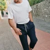 Cala 1789 Pantalon marine PAOLO LESCADA Online