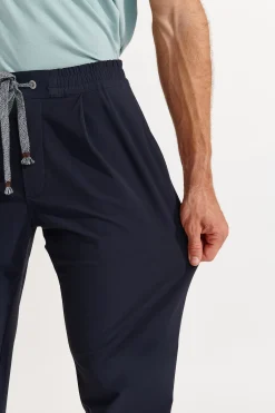 Cala 1789 Pantalon marine PAOLO LESCADA Online