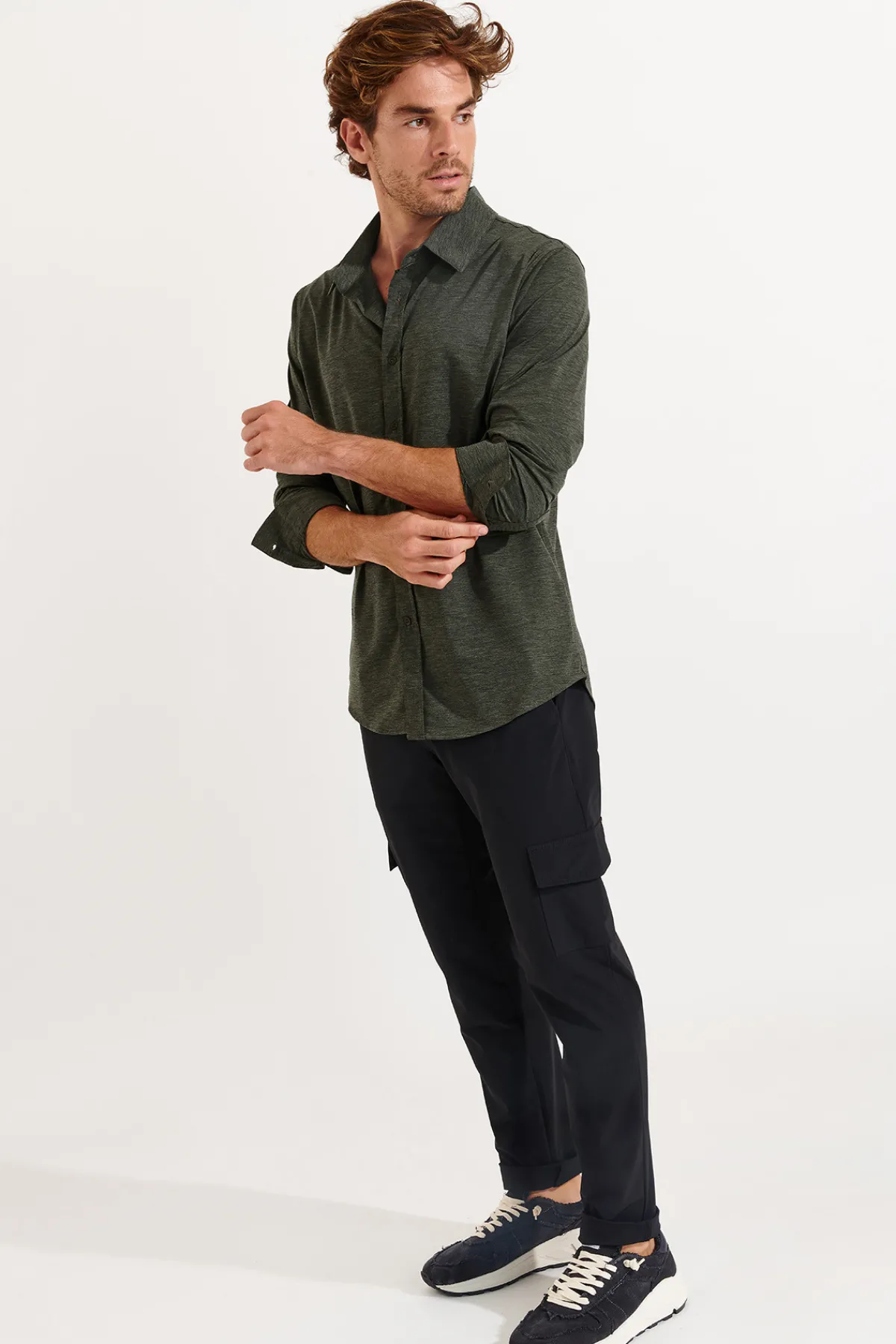Cala 1789 Pantalon noir stretch CONOR LESCADA New