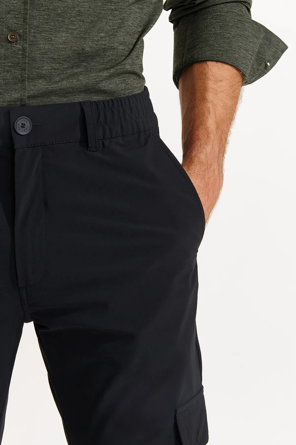 Cala 1789 Pantalon noir stretch CONOR LESCADA New