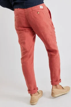 Cala 1789 Pantalon safran en lin Chino Lindye Clearance