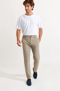 Cala 1789 Pantalon stretch beige - SERGE LESCADA Best