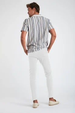 Cala 1789 Pantalon stretch blanc - SERGE LESCADA Clearance