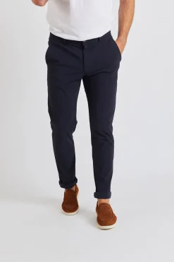 Cala 1789 Pantalon stretch bleu marine - SERGE LESCADA Sale