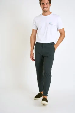 Cala 1789 Pantalon stretch gris anthracite - SERGE LESCADA New