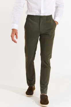 Cala 1789 Pantalon stretch kaki - SERGE LESCADA New