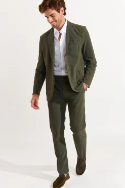 Cala 1789 Pantalon stretch kaki - SERGE LESCADA New