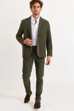 Cala 1789 Pantalon stretch kaki - SERGE LESCADA New