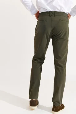 Cala 1789 Pantalon stretch kaki - SERGE LESCADA New