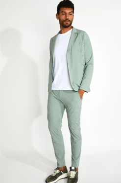 Cala 1789 Pantalon stretch vert mousse SERGE LESCADA Outlet