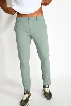 Cala 1789 Pantalon stretch vert mousse SERGE LESCADA Outlet