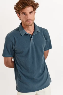 Cala 1789 Polo denim bleu VASCO SORANZO New