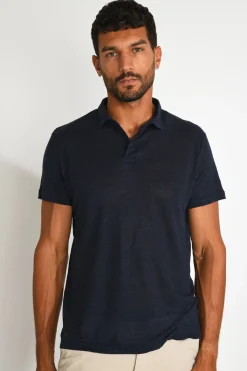 Cala 1789 Polo FRANCOIS LIN bleu marine Best