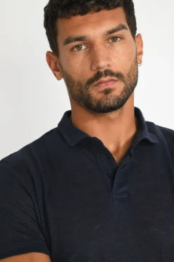 Cala 1789 Polo FRANCOIS LIN bleu marine Best