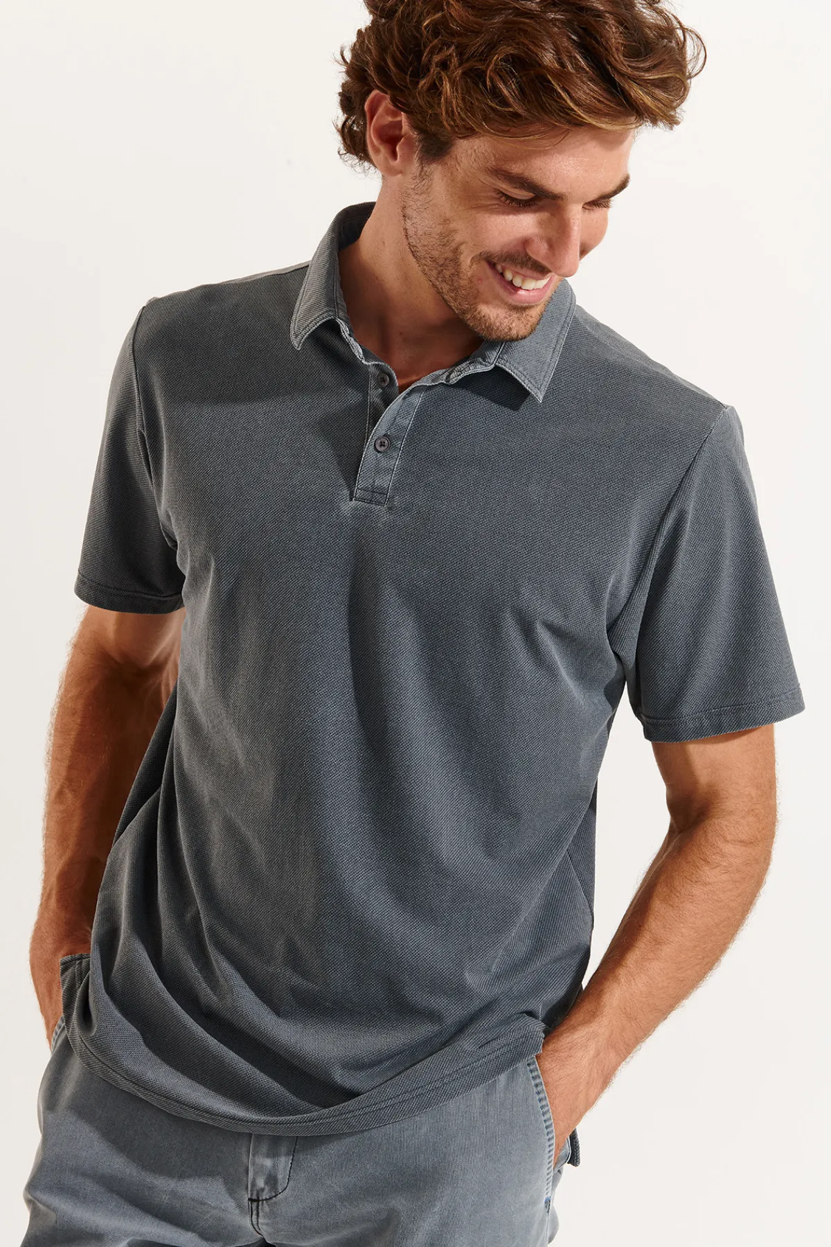 Cala 1789 Polo gris VASCO SORANZO Hot