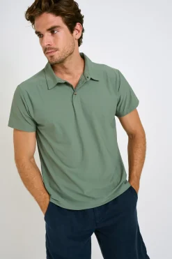 Cala 1789 Polo kaki clair ALBIN BAIABLUE Best