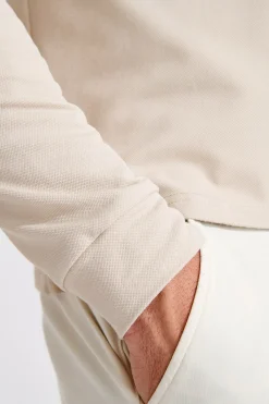 Cala 1789 Polo manches longues beige CARL PAGANI New