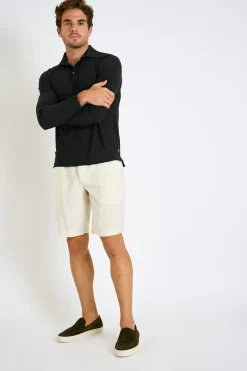Cala 1789 Polo manches longues noir CARL BAIABLUE Fashion