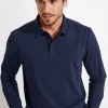 Cala 1789 Polo marine manches longues CARL TERZO Fashion