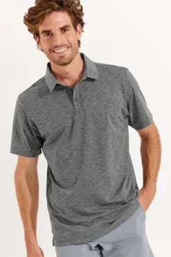 Cala 1789 Polo technique gris anthracite VASCO ORSINI Outlet