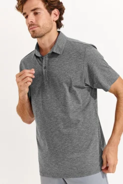 Cala 1789 Polo technique gris anthracite VASCO ORSINI Outlet