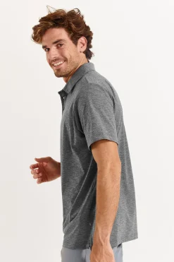 Cala 1789 Polo technique gris anthracite VASCO ORSINI Outlet