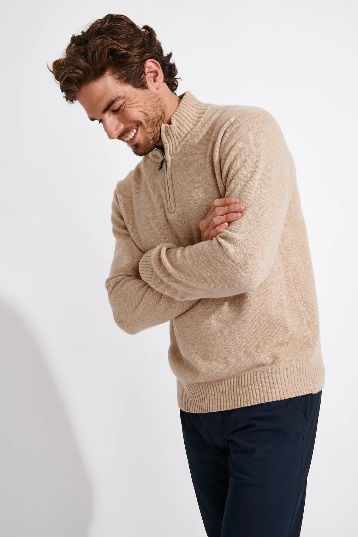 Cala 1789 PULL CAMIONNEUR BEIGE MARCO TREVISE Outlet