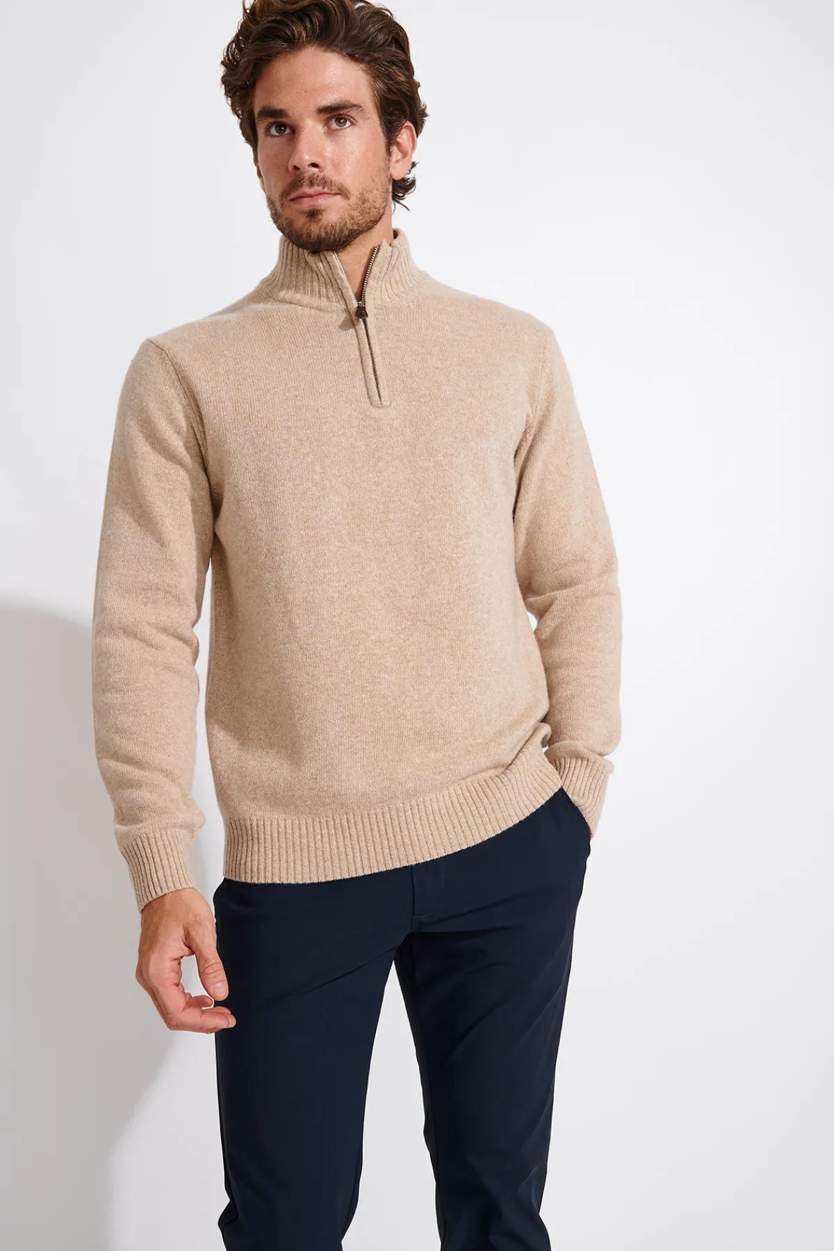 Cala 1789 PULL CAMIONNEUR BEIGE MARCO TREVISE Outlet