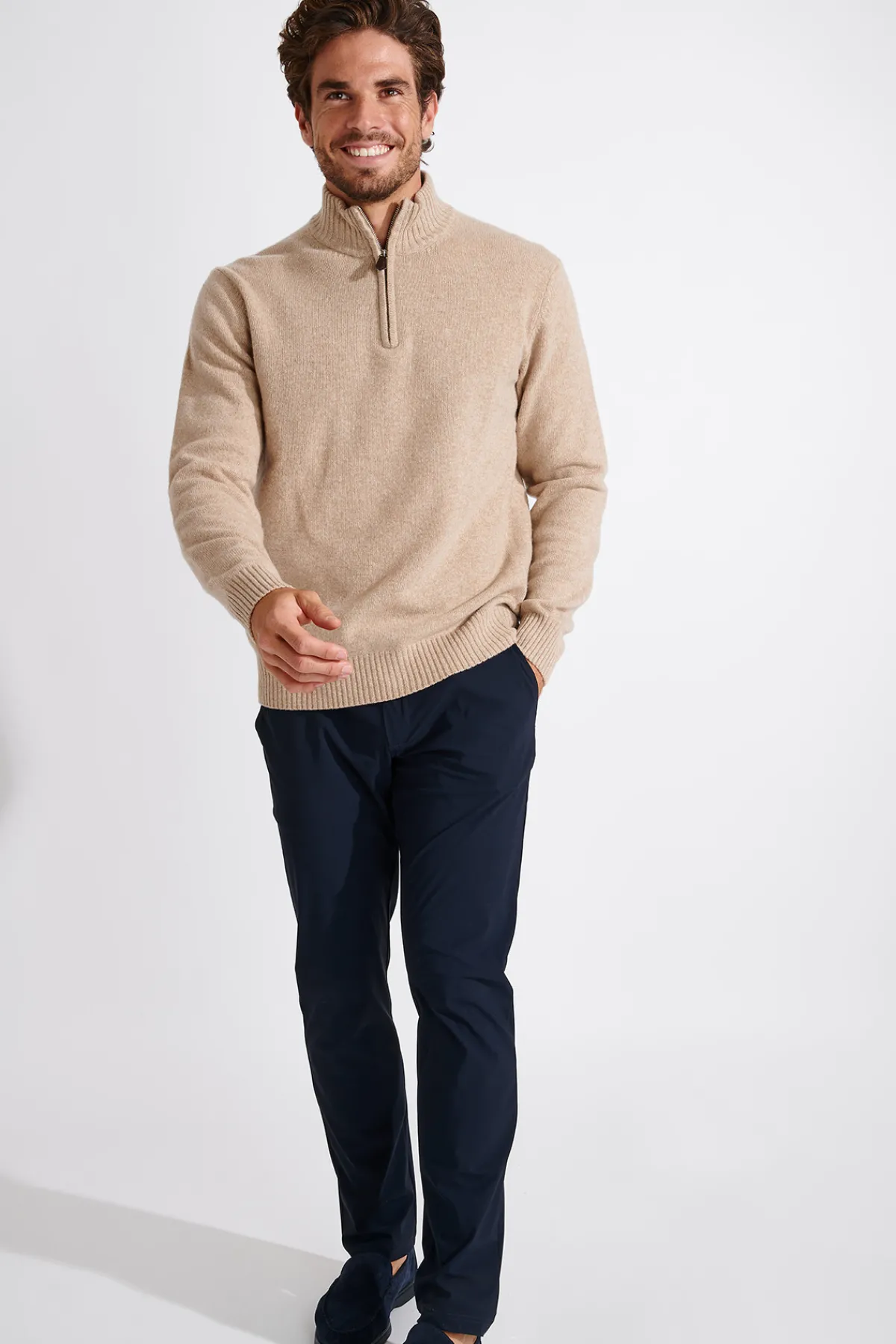 Cala 1789 PULL CAMIONNEUR BEIGE MARCO TREVISE Outlet