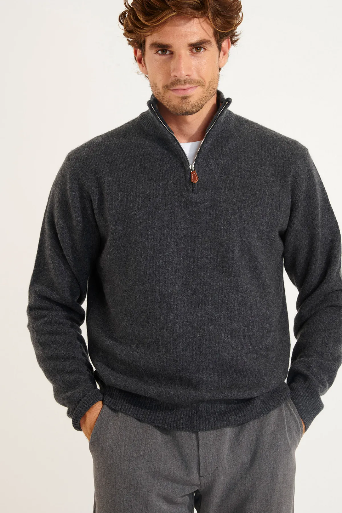 Cala 1789 PULL CAMIONNEUR GRIS MARCO TREVISE Fashion