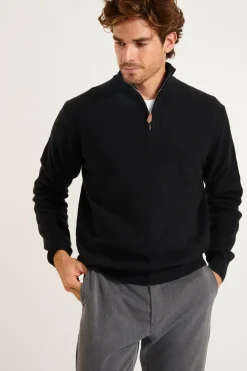 Cala 1789 PULL CAMIONNEUR NOIR MARCO TREVISE Outlet
