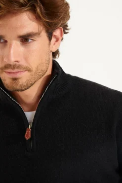 Cala 1789 PULL CAMIONNEUR NOIR MARCO TREVISE Outlet