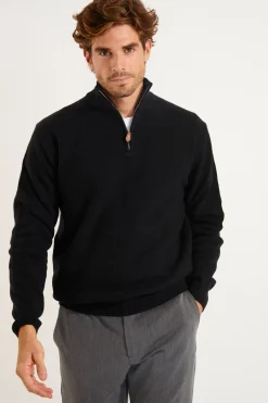 Cala 1789 PULL CAMIONNEUR NOIR MARCO TREVISE Outlet