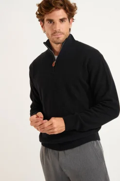 Cala 1789 PULL CAMIONNEUR NOIR MARCO TREVISE Outlet