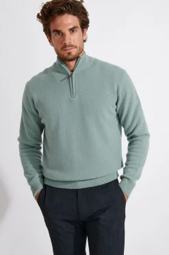 Cala 1789 PULL CAMIONNEUR VERT D'EAU MARCO TREVISE Fashion