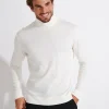 Cala 1789 PULL COL ROULÉ ECRU SILVIO MONZA Fashion