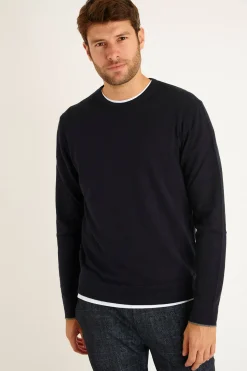 Cala 1789 PULL EN MAILLE MARINE LORIS MONZA Sale