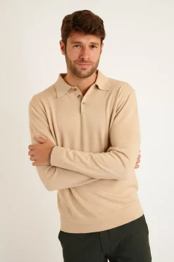 Cala 1789 PULL POLO BEIGE CEZAR MONZA Sale
