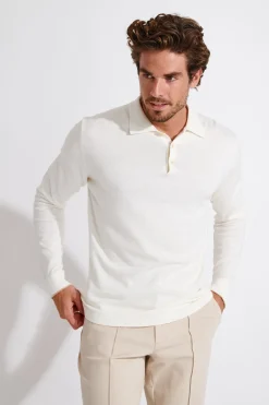Cala 1789 PULL POLO ECRU CEZAR MONZA Sale