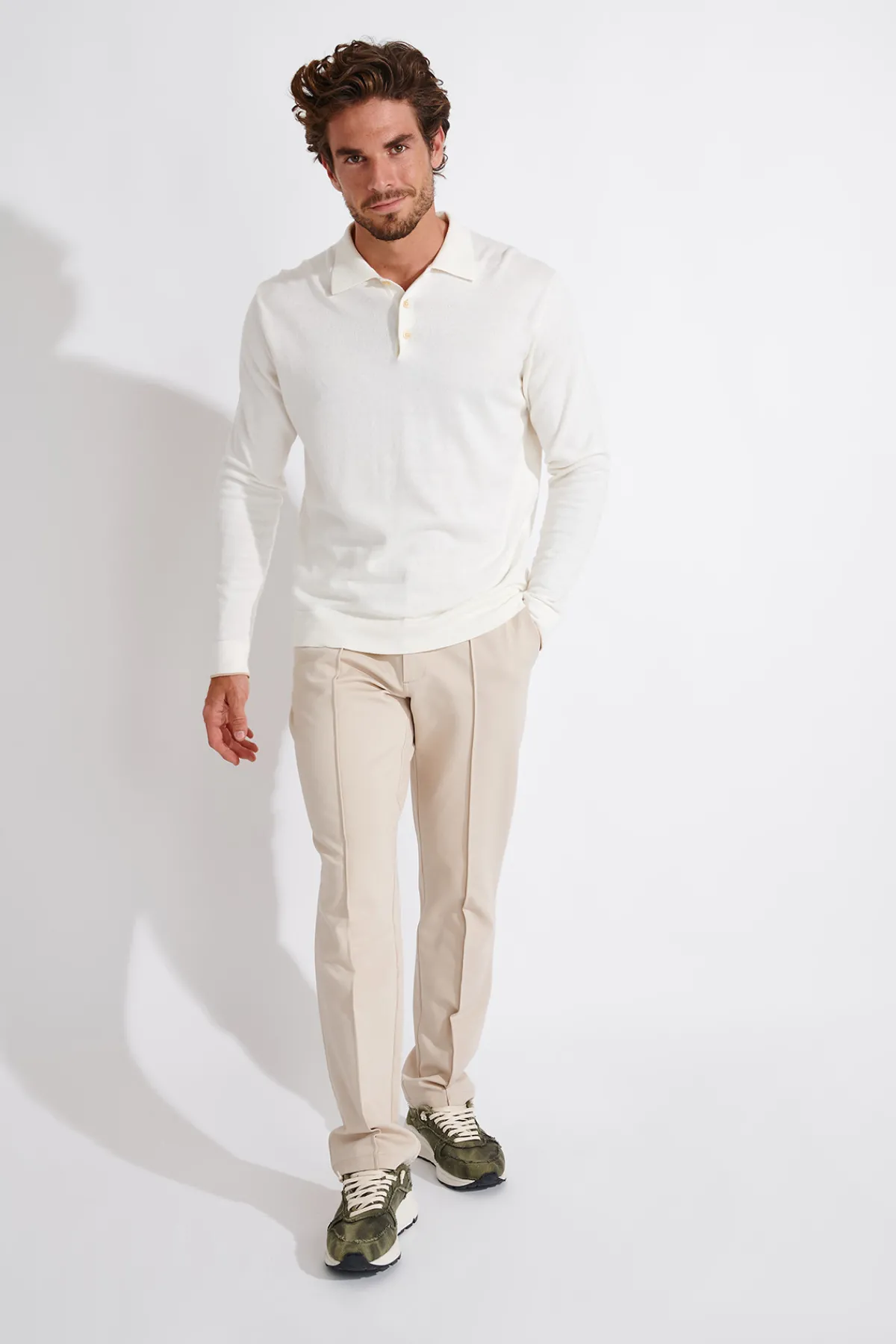 Cala 1789 PULL POLO ECRU CEZAR MONZA Sale