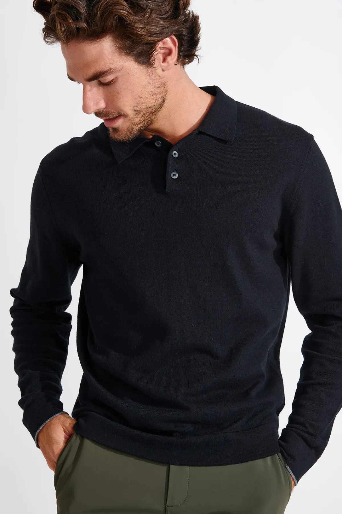 Cala 1789 PULL POLO NOIR CEZAR MONZA Sale