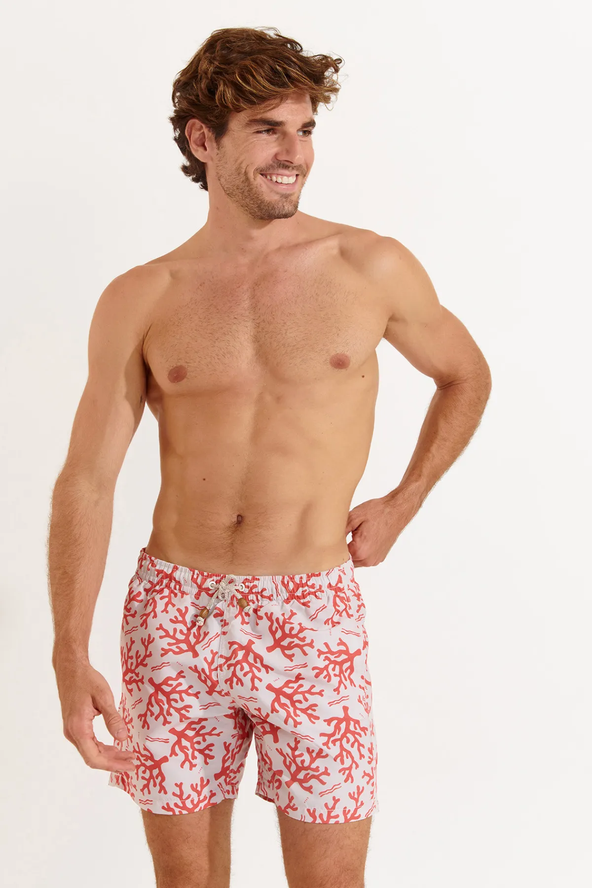 Cala 1789 Short de bain corail MANU AGORA New