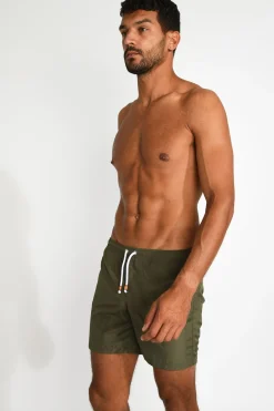 Cala 1789 Short de bain kaki EMILIO ASTI New
